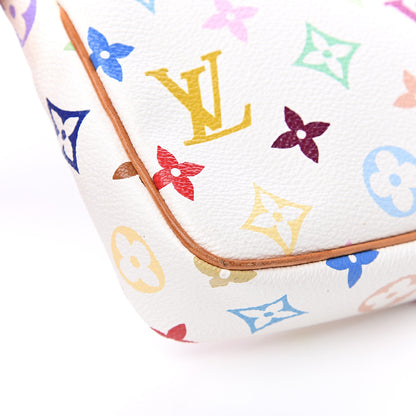 Louis Vuitton Monogram Multicolor Pochette Accessories White 7 of 10