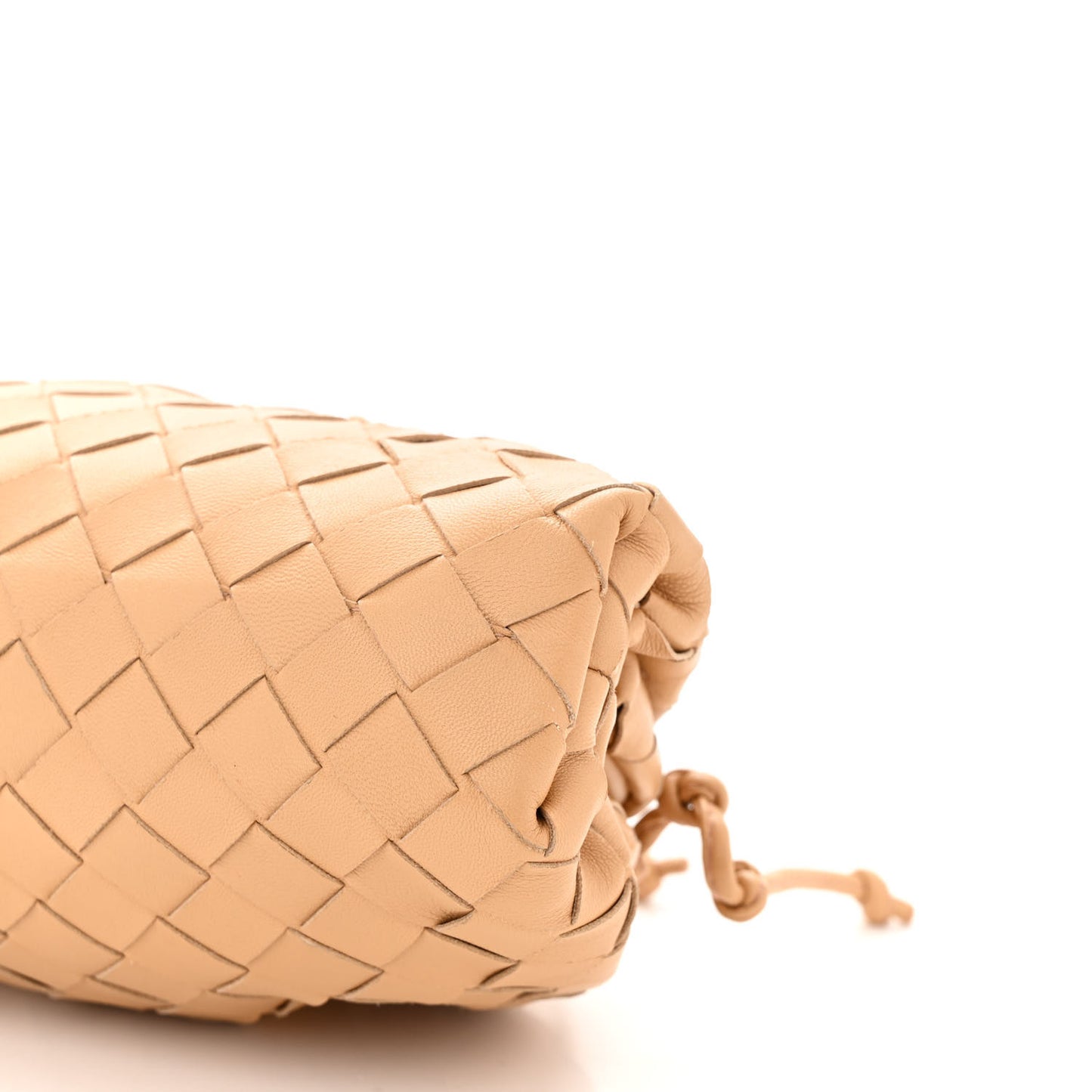 Nappa Intrecciato The Mini Pouch Almond