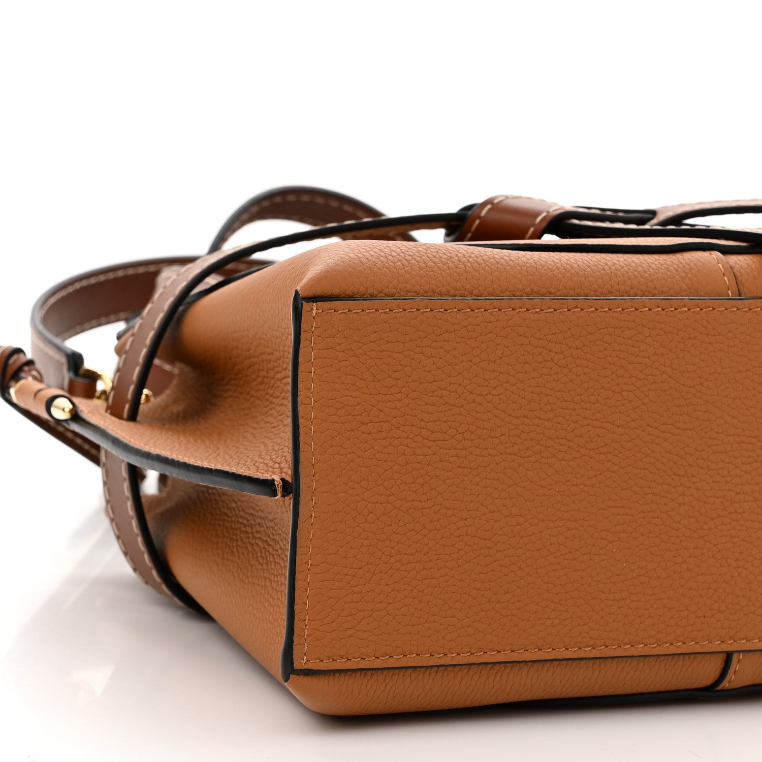 Loewe Calfskin Mini Gate Tote Caramel 8 of 9