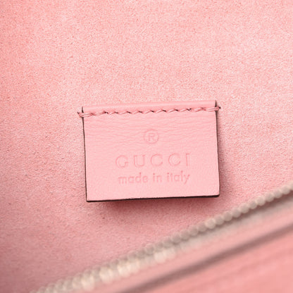 Gucci GG Supreme Monogram Suede Crystal Small Dionysus Shoulder Bag Beige Ebony Light Peonia 4 of 9