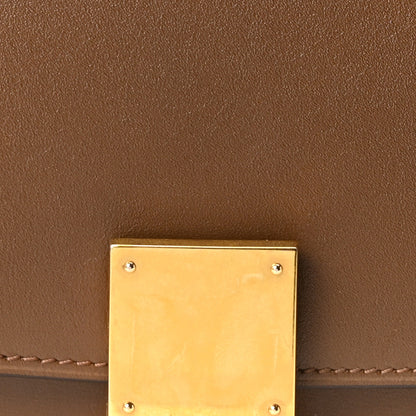 Celine Box Calfskin Medium Classic Box Flap Bag Camel 8 of 10