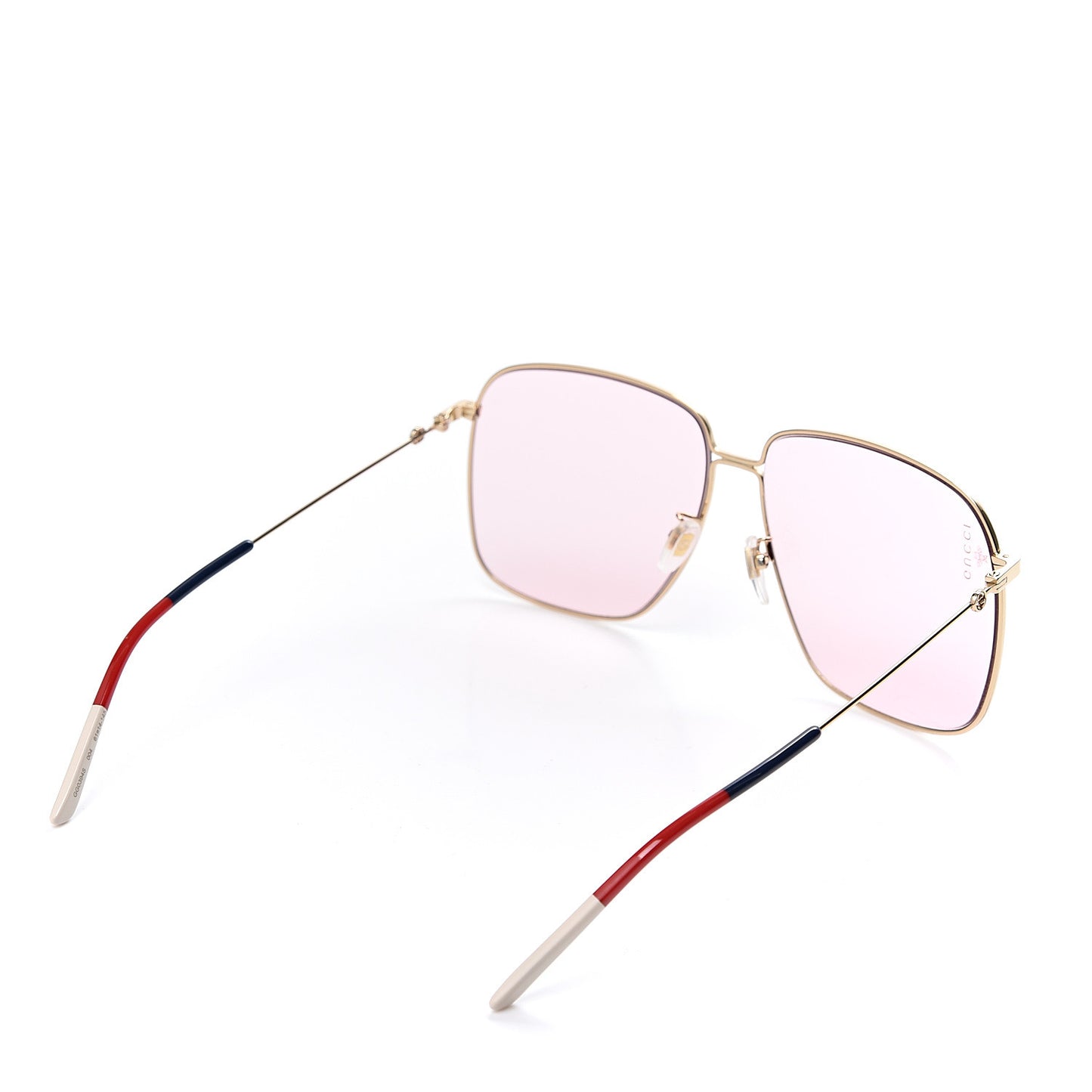 Rectangular Frame Interlocking G Sunglasses GG0394S Pink
