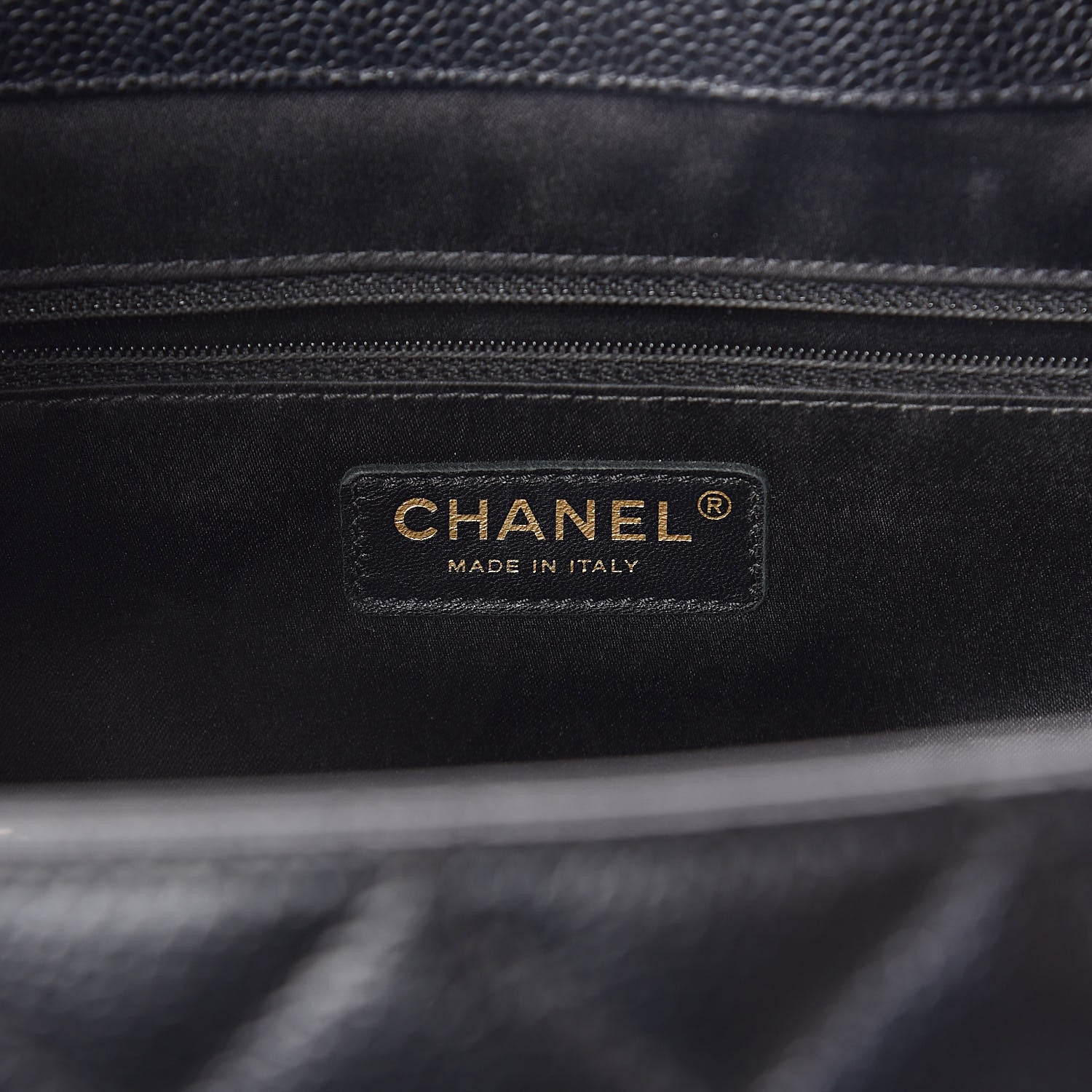 Chanel Caviar Quilted XL Grand Shopping Tote GST Black 6 of 11