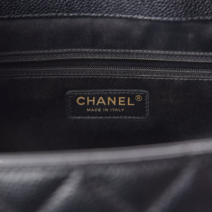 Chanel Caviar Quilted XL Grand Shopping Tote GST Black 6 of 11