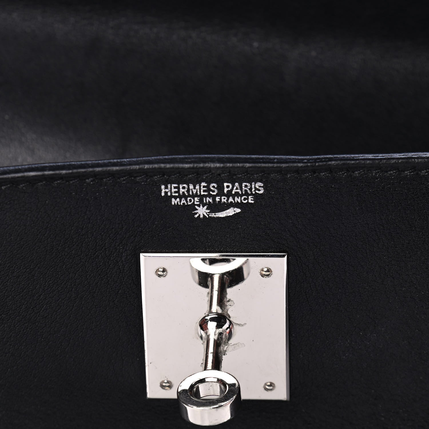 Hermes Chevre Shooting Star Kelly Retourne 32 Black 5 of 11