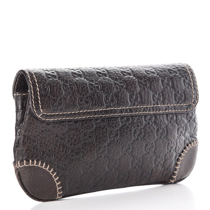 Gucci Guccissima New Pelham Clutch Dark Brown 3 of 8