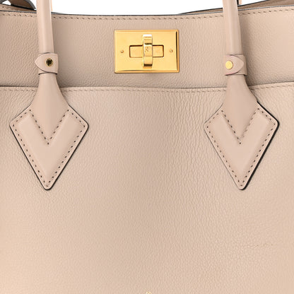 Louis Vuitton Calfskin Monogram On My Side Greige 7 of 12