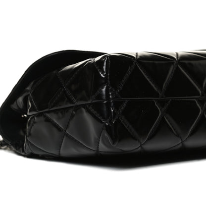 Chanel Vinyl Quilted In the Business Flap Bag Black 9 of 16