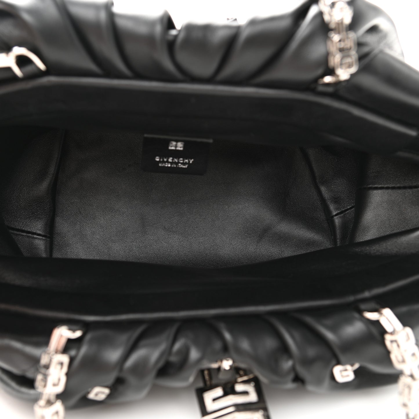 Calfskin Kenny Shoulder Bag Black