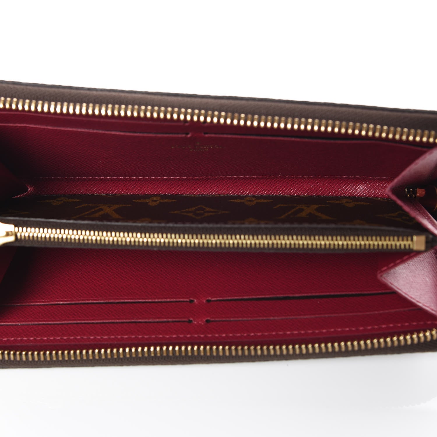 Louis Vuitton Monogram Clemence Wallet Fuchsia 5 of 10