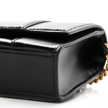 Balenciaga Shiny Box Calfskin Hourglass Chain Bag Black 9 of 12