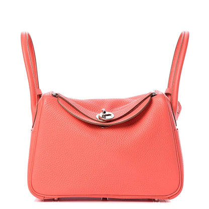Hermes Taurillon Clemence Lindy 26 Rose Jaipur 1 of 10