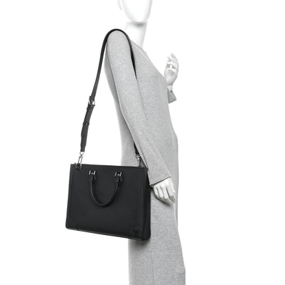 Louis Vuitton Taiga Slim Briefcase Black 2 of 9