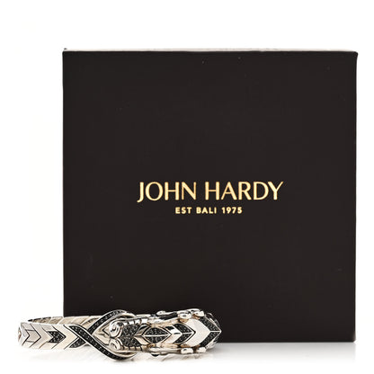 John Hardy Sterling Silver Black Blue Sapphire Legends Naga Bracelet 5 of 5