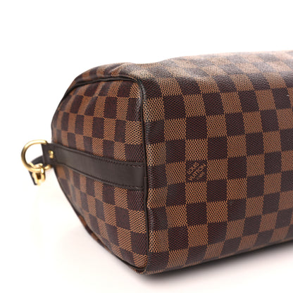 Louis Vuitton Damier Ebene Speedy Bandouliere 25 7 of 9