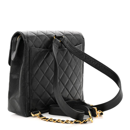 Chanel Caviar Quilted Backpack Black 3 of 12