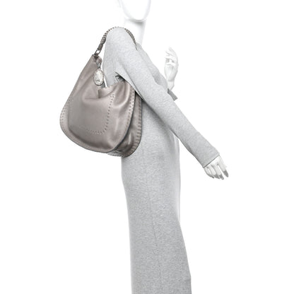 Fendi Cuoio Romano Selleria Hobo Peltro 2 of 9
