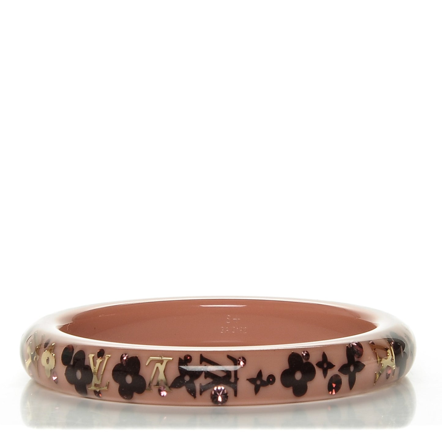 Resin Swarovski Medium Inclusion Bracelet PM Rose Poudre