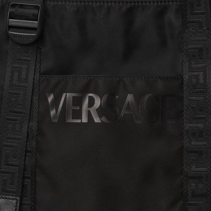 Versace Nylon La Greca Logo Tote Black 8 of 11