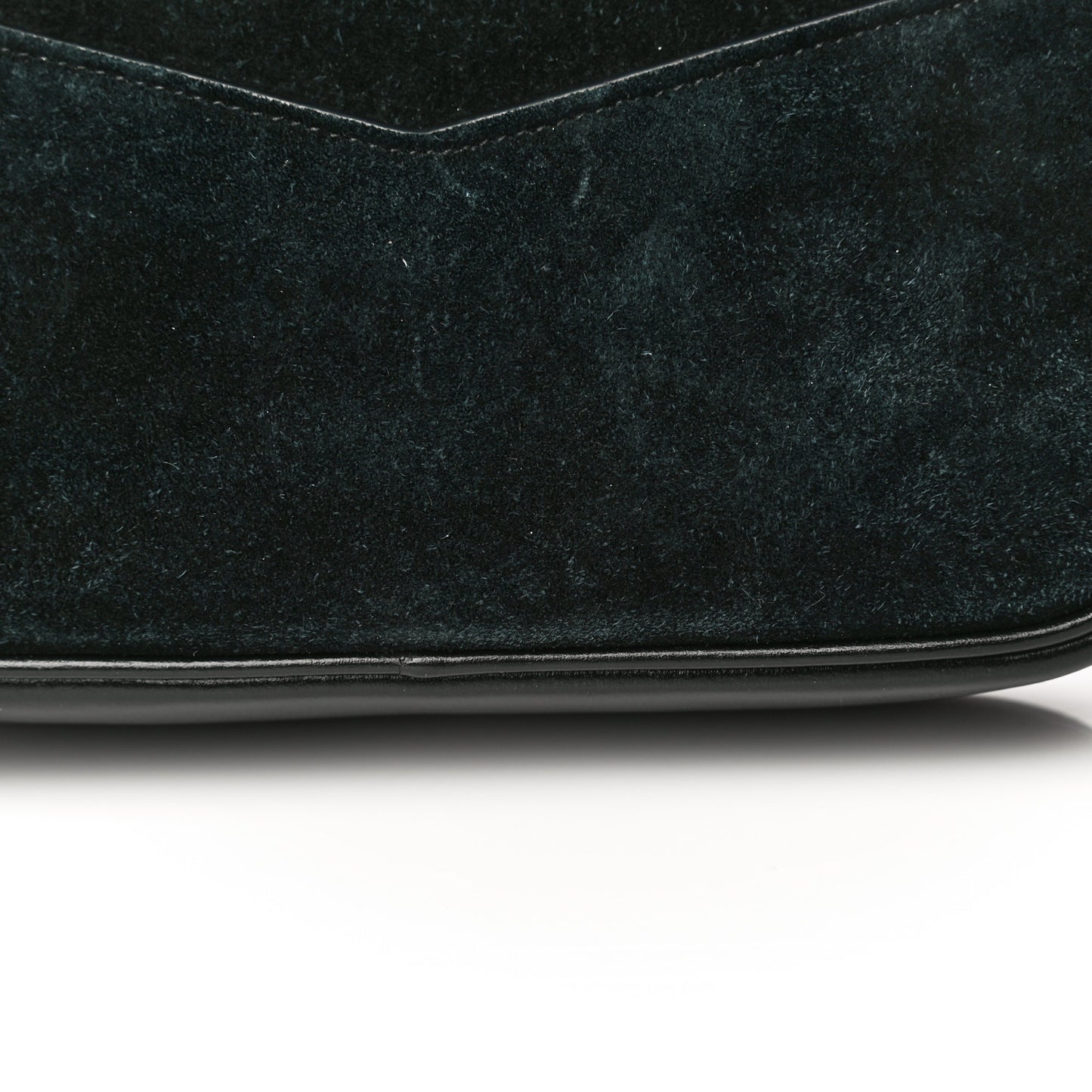 Suede Calfskin Embellished Mini Monogram Lou Camera Bag Black