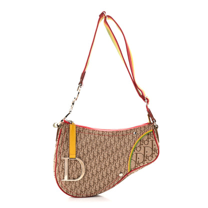 Christian Dior Monogram Rasta Saddle Pochette Beige 1 of 16