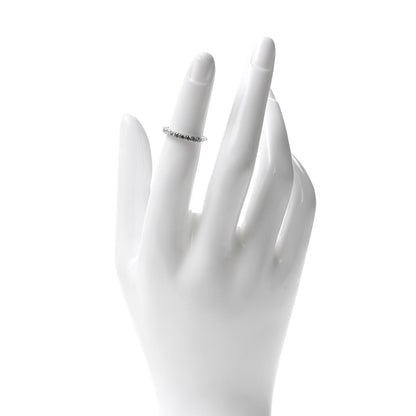 Tiffany Platinum Diamond .27ct 2.2mm Half Circle Embrace Band Ring 47 4 2 of 6
