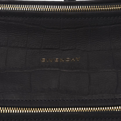 Givenchy Calfskin Crocodile Embossed Mini Pandora Black 8 of 11