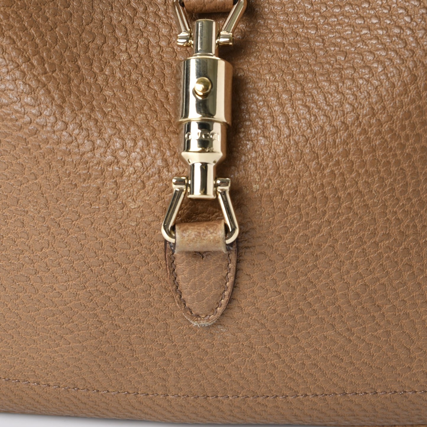 Soft Grained Calfskin Jackie O Hobo Camelia