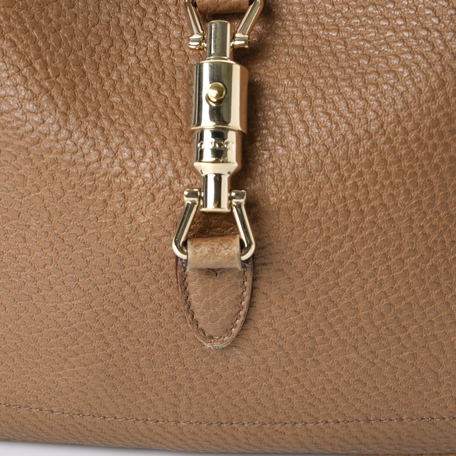 Gucci Soft Grained Calfskin Jackie O Hobo Camelia 13 of 21