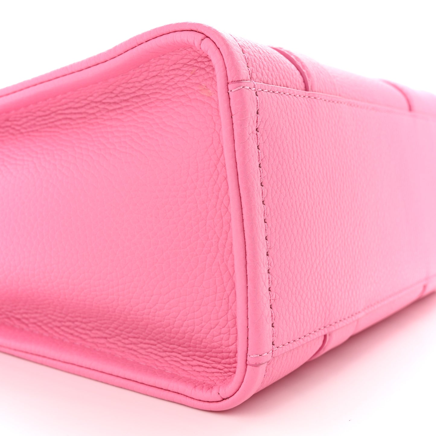 Grained Calfskin Small The Tote Bag Petal Pink