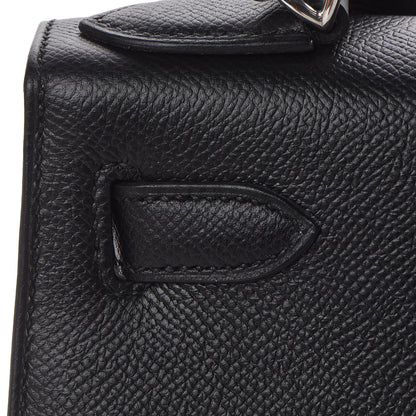 Hermes Epsom Kelly Sellier 28 Black 12 of 35