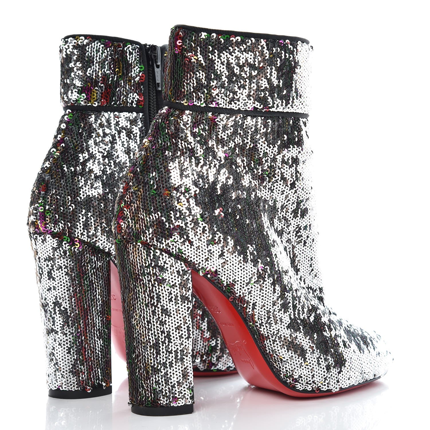 Christian Louboutin Paillettes Moulamax Booties 35.5 Multicolor 7 of 16