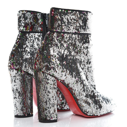 Christian Louboutin Paillettes Moulamax Booties 35.5 Multicolor 7 of 16