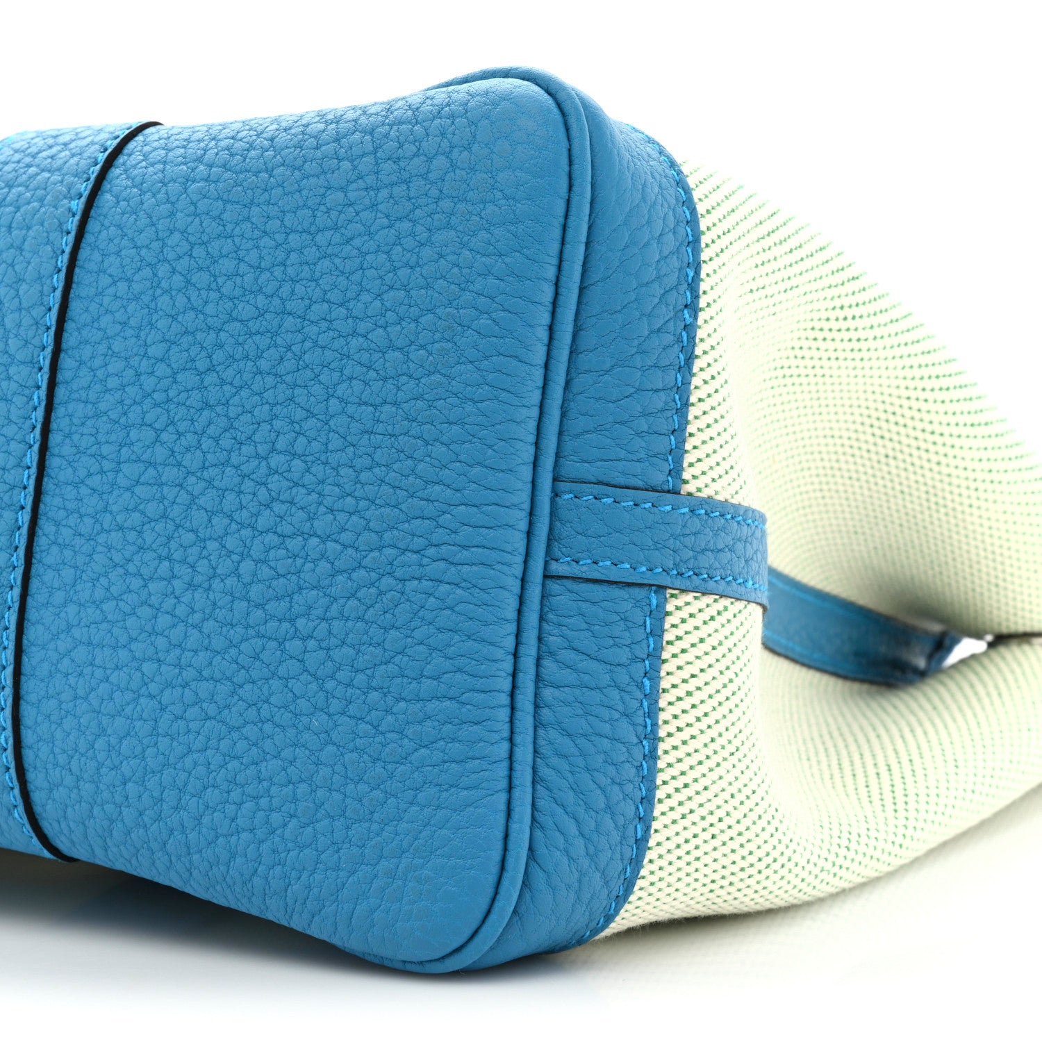 Hermes Toile Negonda Verso Garden Party 30 TPM Ecru Bambou Bleu Zanzibar 9 of 10