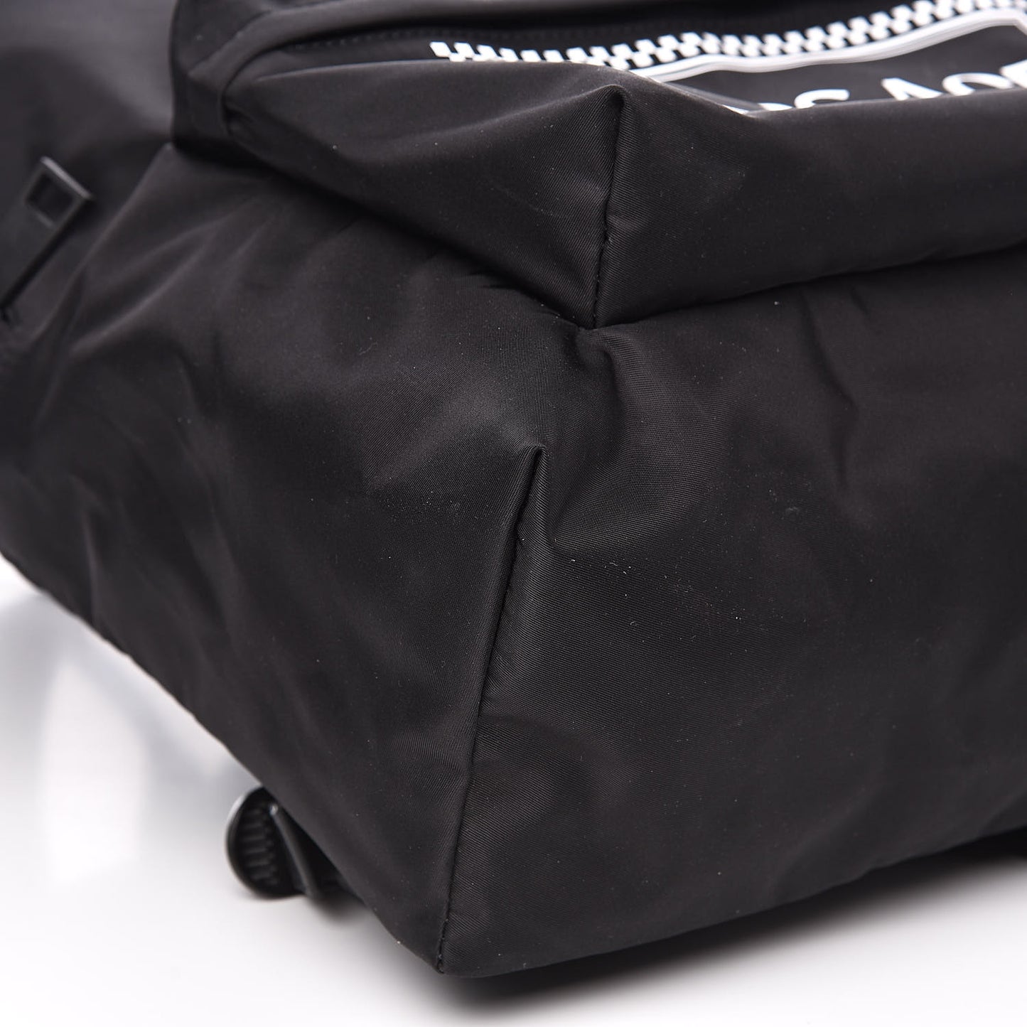 Nylon 90's Logo Backpack Black