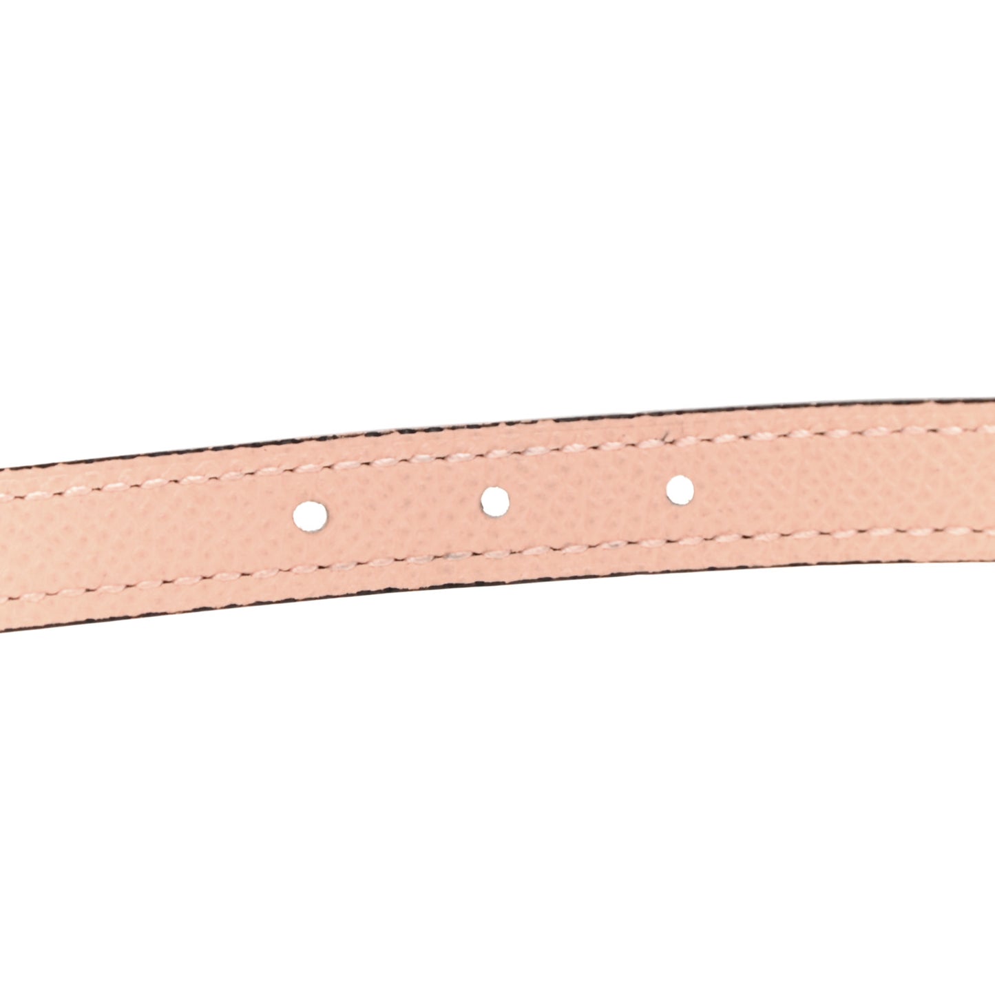 Swift Epsom 13mm Belt Strap 90 Bleu Indigo Rose Eglantine
