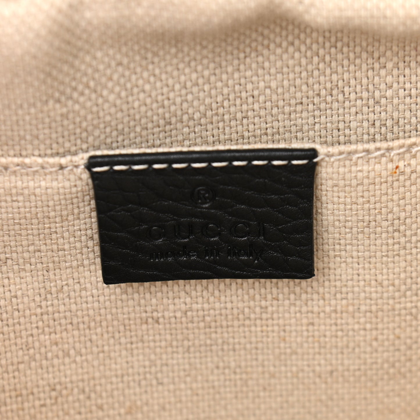 Pebbled Calfskin Small Soho Disco Bag Black