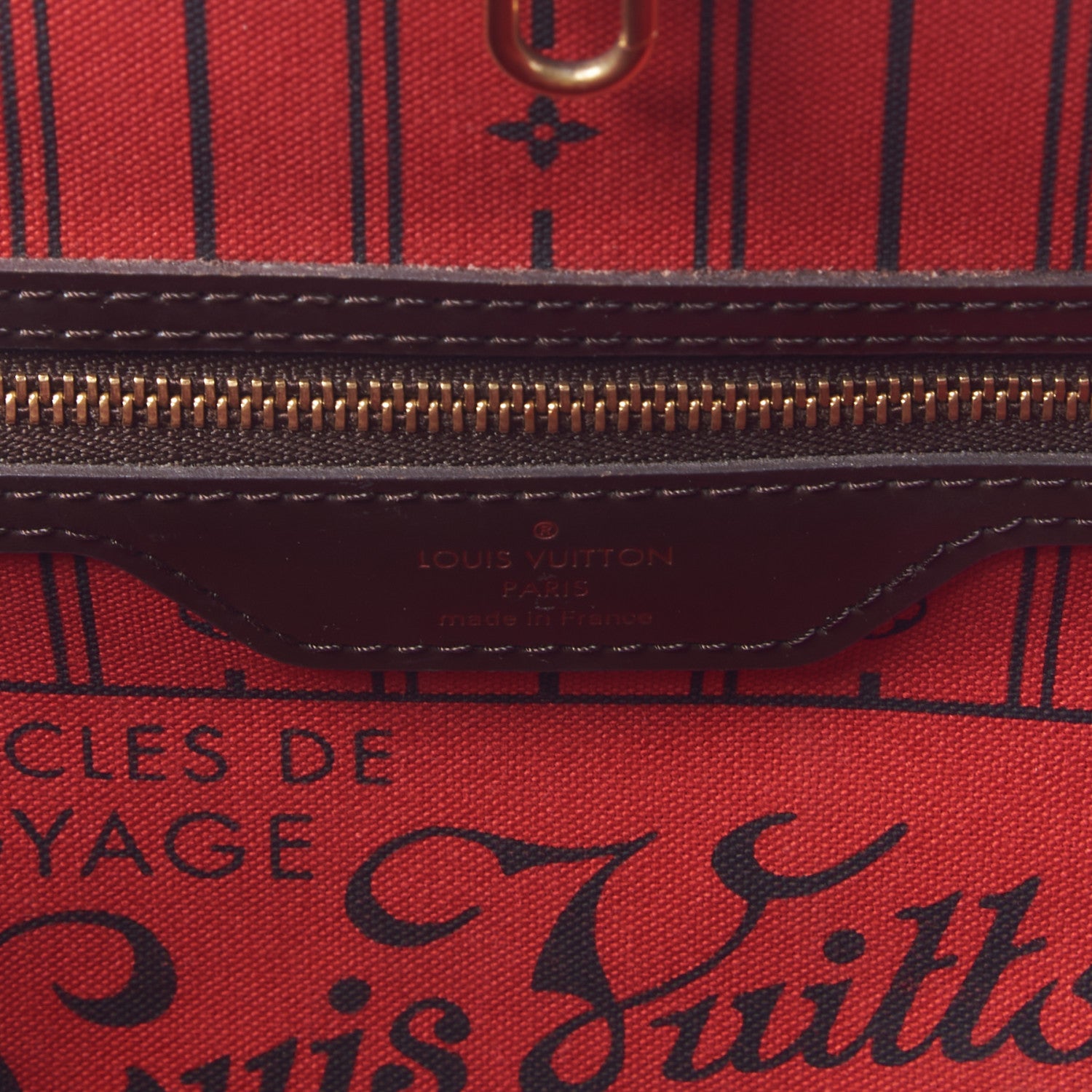 Louis Vuitton Damier Ebene Neverfull PM 8 of 9