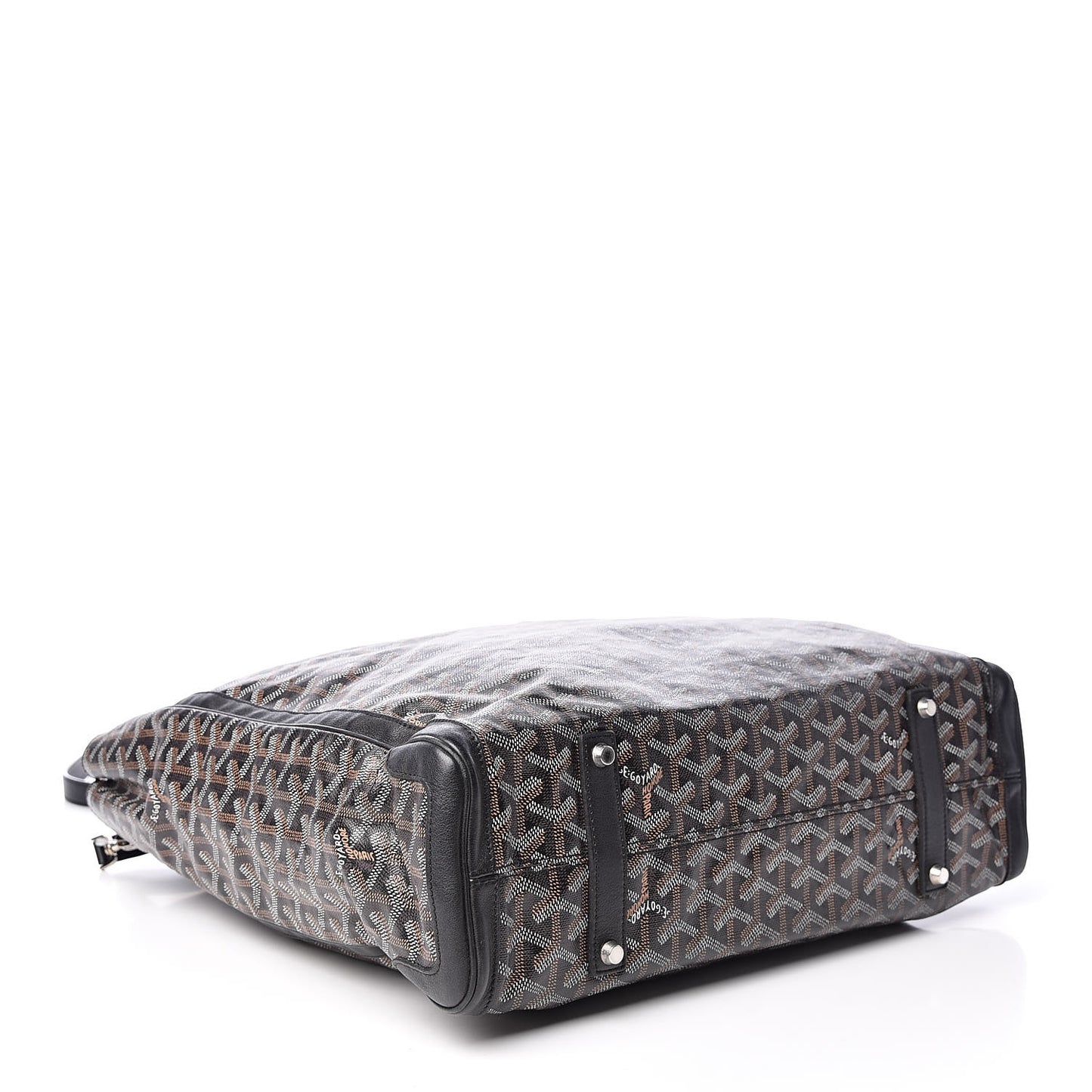 Goyardine Voltaire Tote Black