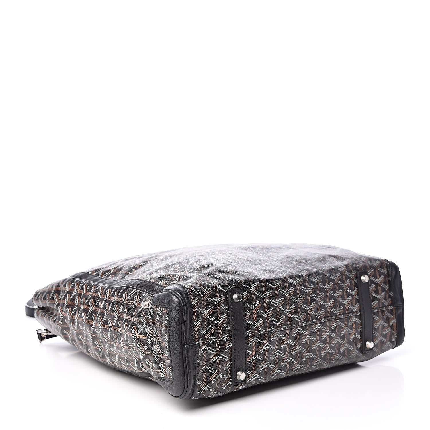 Goyard Goyardine Voltaire Tote Black 4 of 12
