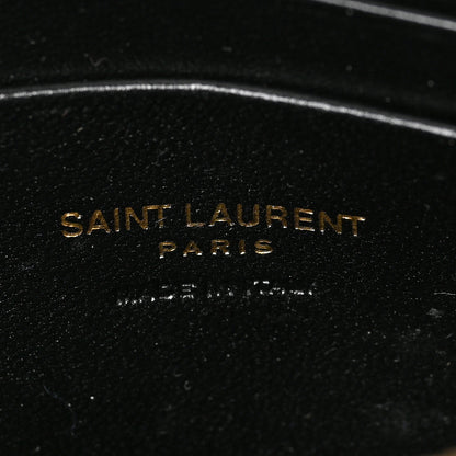Saint Laurent Grain De Poudre Matelasse Monogram Mini Lou Camera Bag Light Sage 5 of 8
