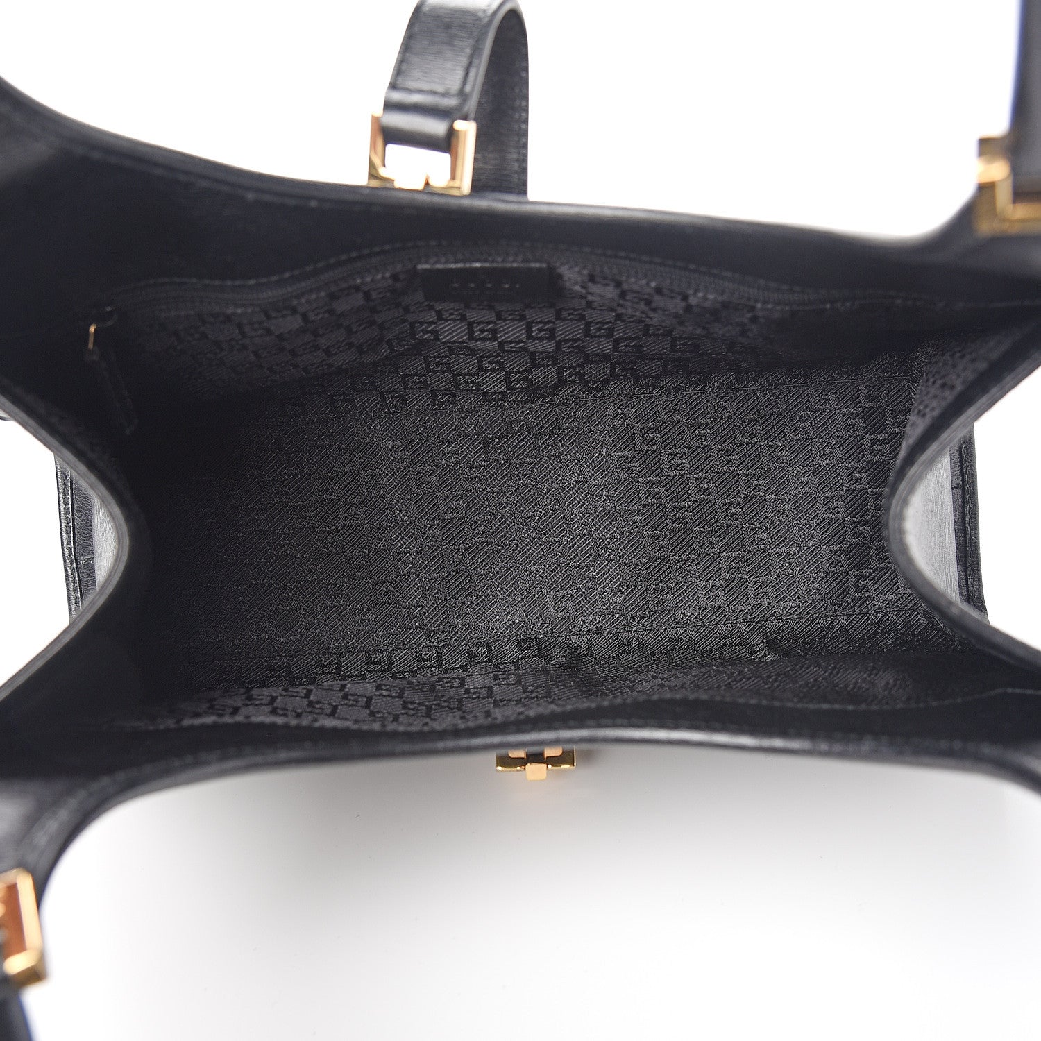 Gucci Calfskin Bardot Shoulder Bag Black 4 of 9