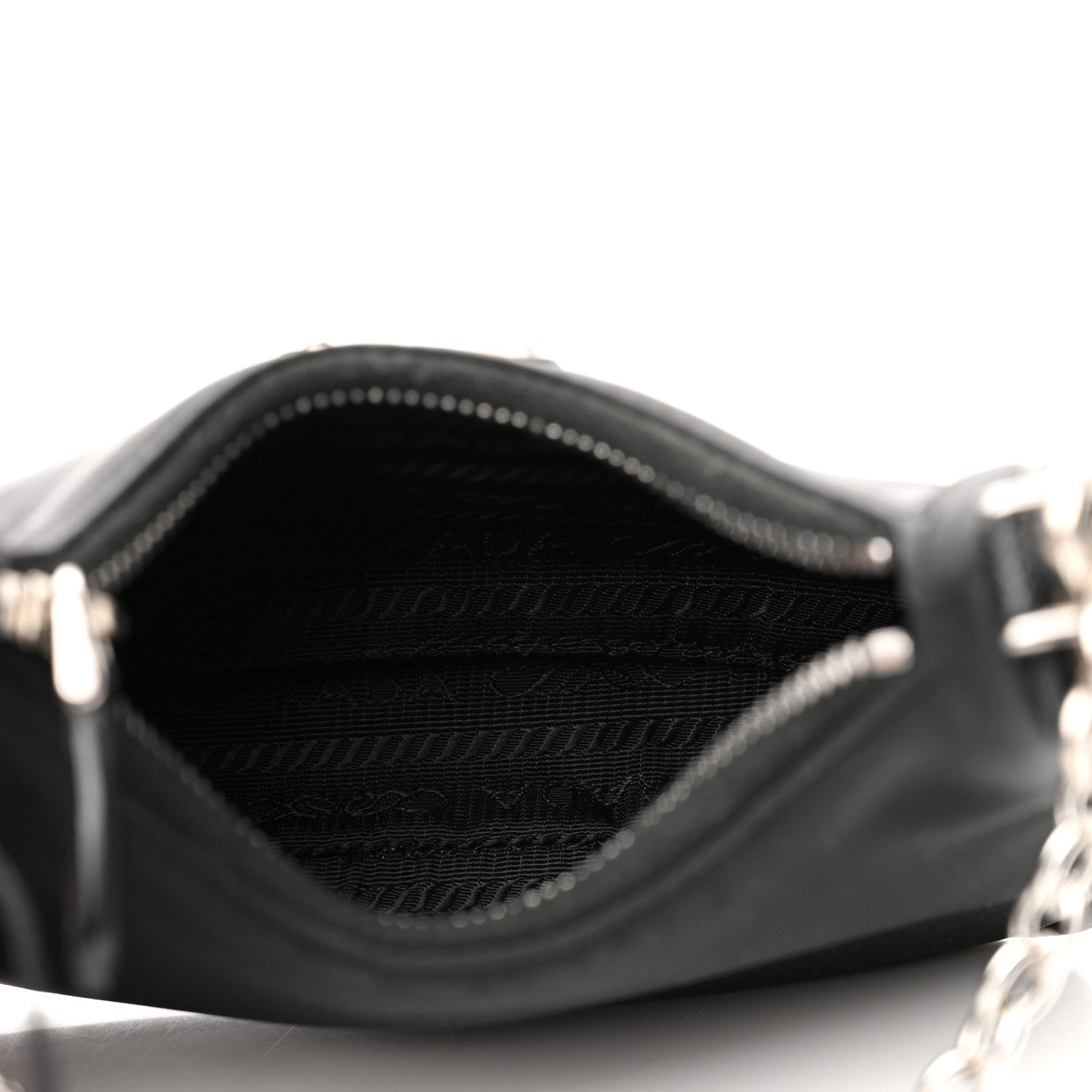 Prada Tessuto Nylon Mini Re-Edition 2000 Shoulder Bag Black 5 of 9