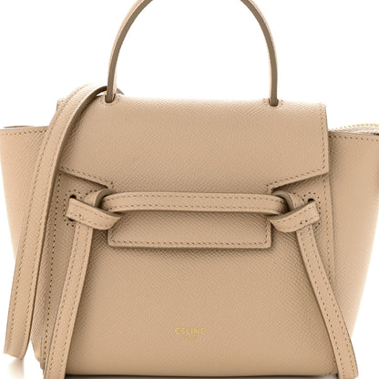 Celine Grained Calfskin Pico Belt Bag Light Taupe 8 of 10