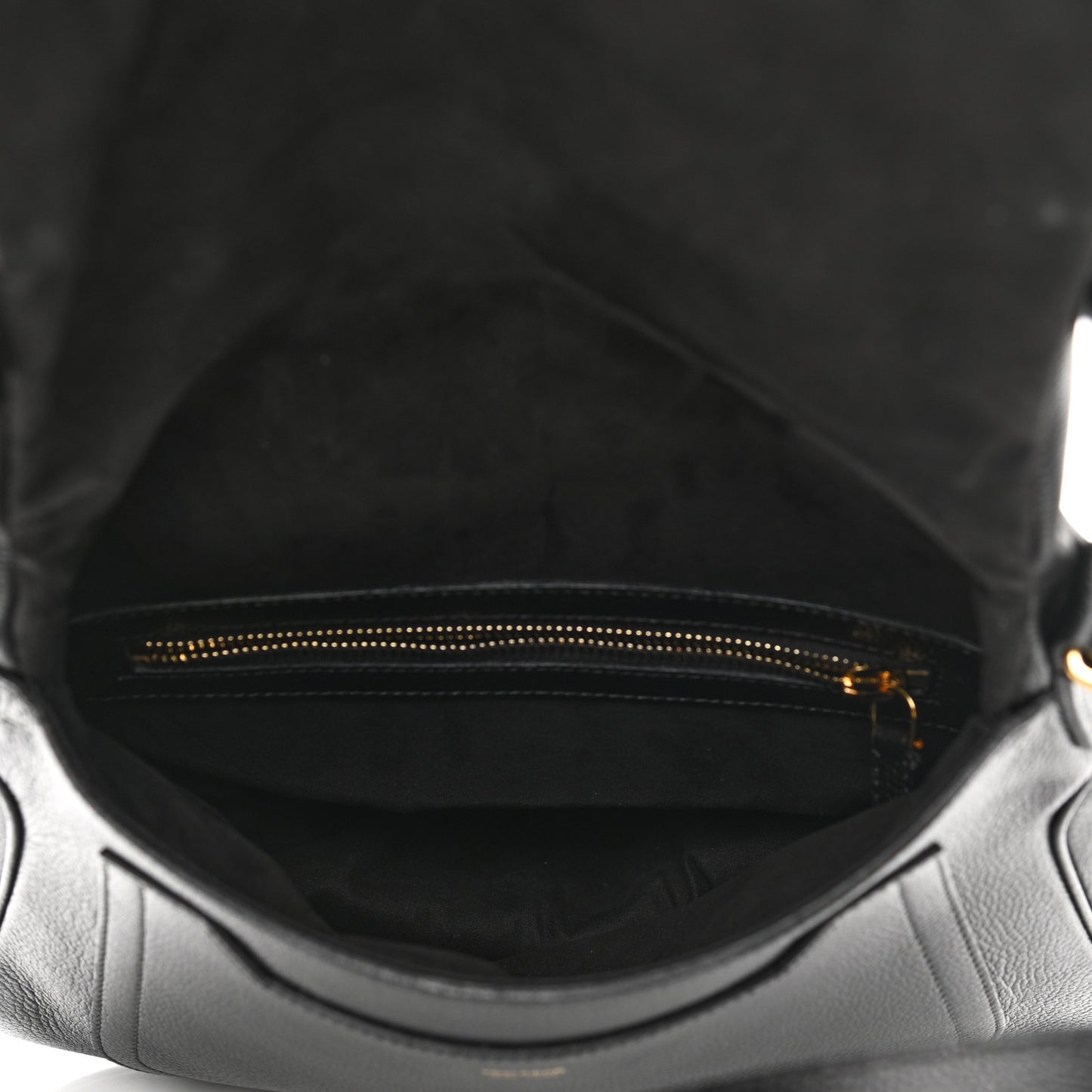 Grained Calfskin Medium Jennifer Crossbody Bag Black