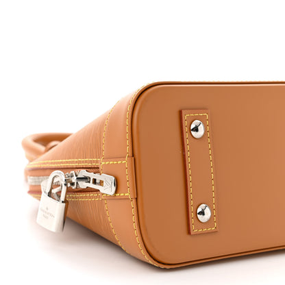 Louis Vuitton Epi Jacquard Alma BB Honey Gold 8 of 10