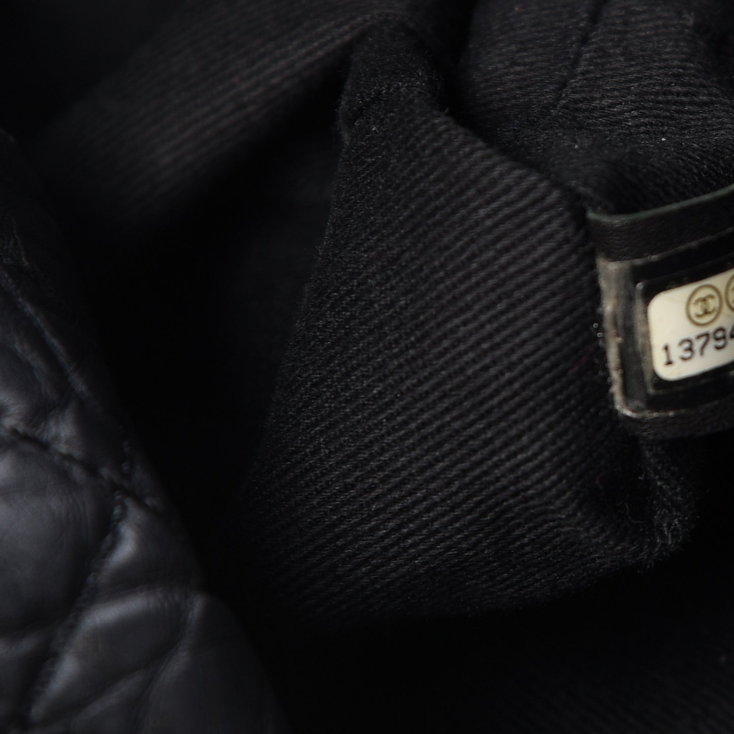 Aged Calfskin Karl's Cabas Tote Black