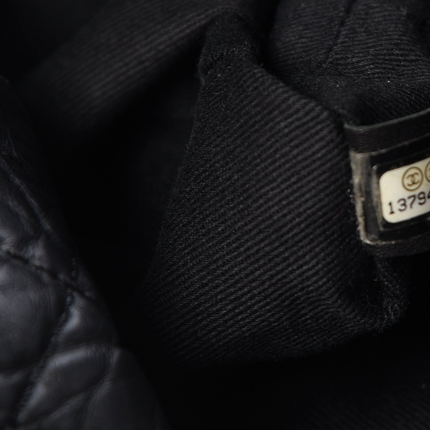 Chanel Aged Calfskin Karl's Cabas Tote Black 7 of 10