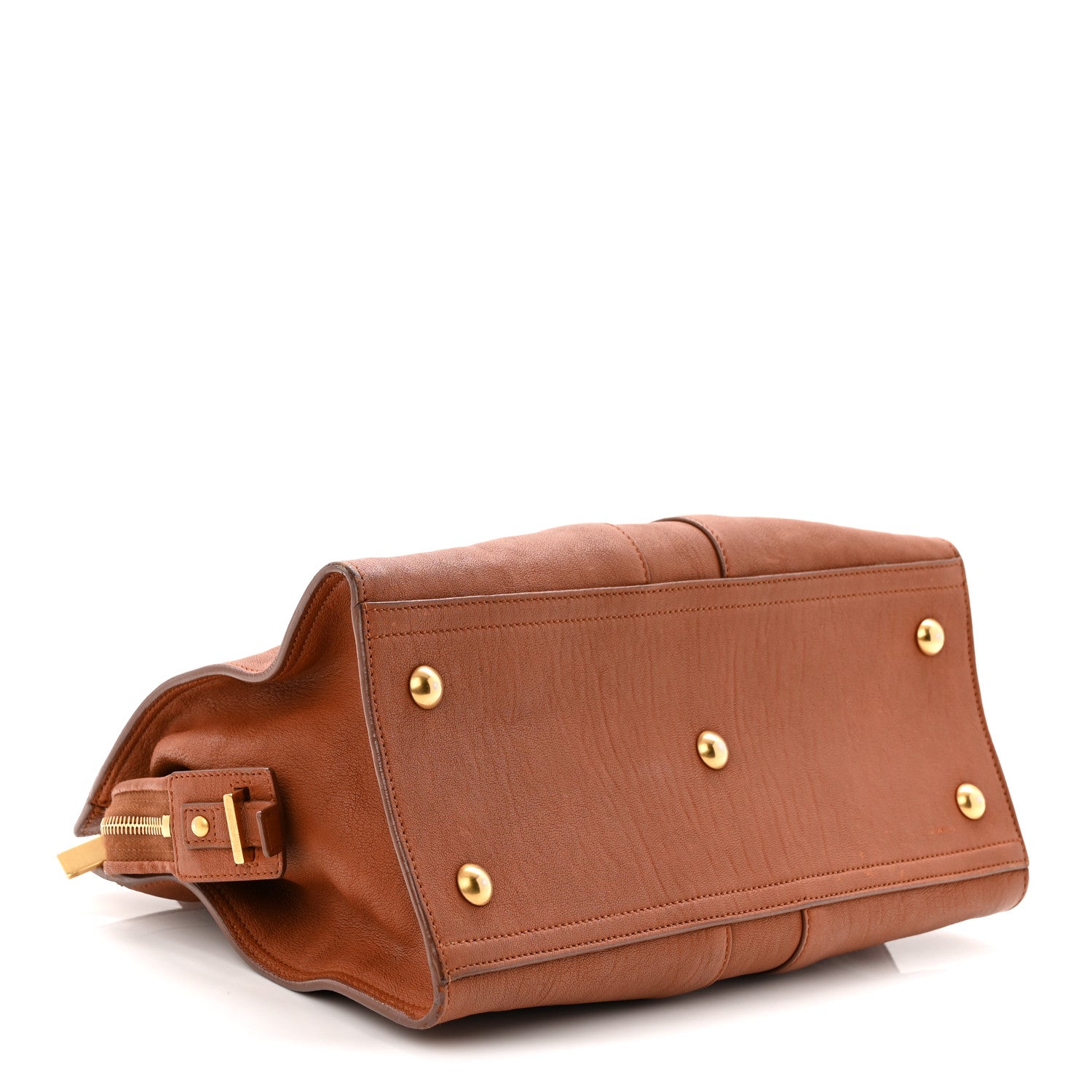 Saint Laurent Sheepskin Small Cabas ChYc Brown 4 of 10