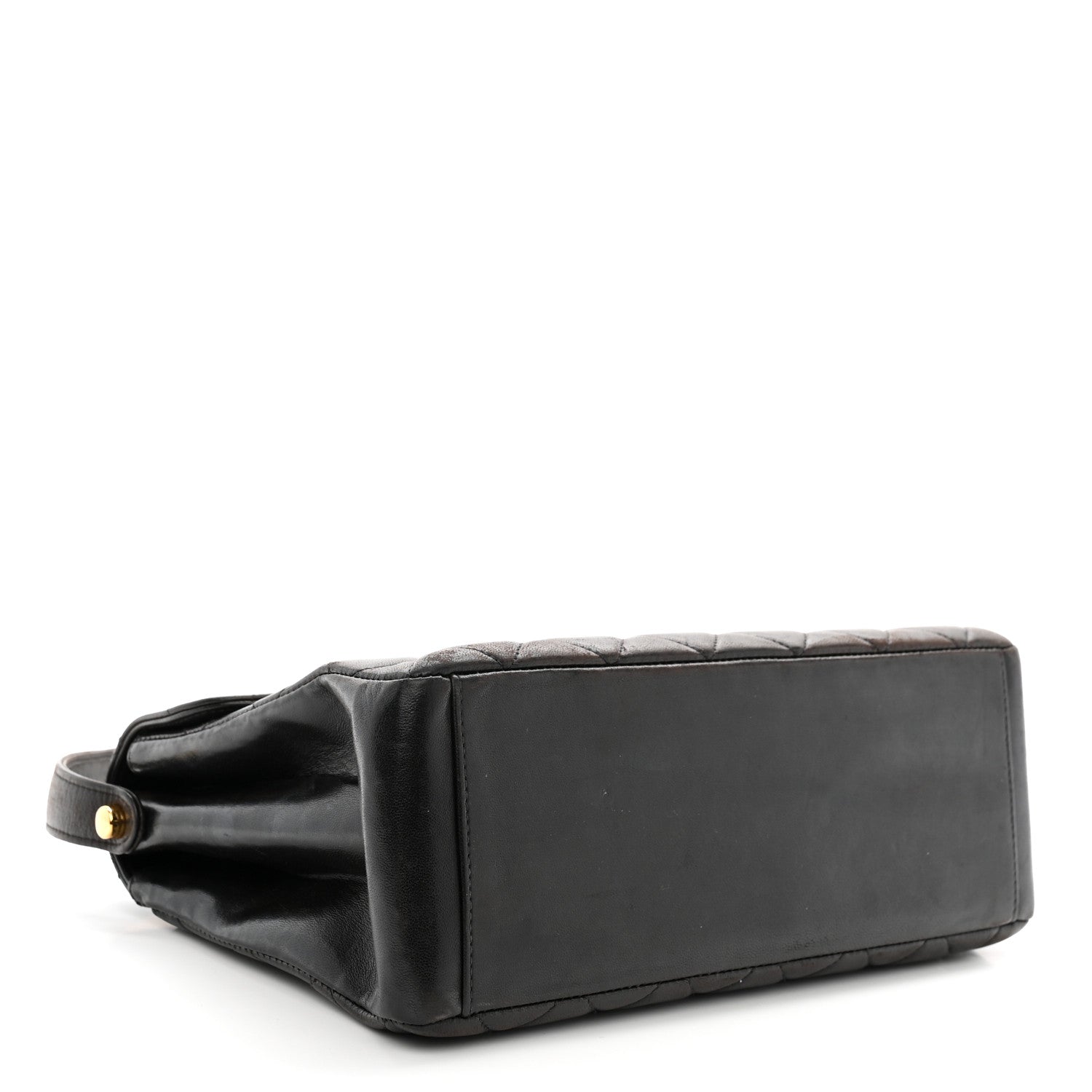 Chanel Lambskin Quilted CC Flap Shoulder Bag Black 4 of 13